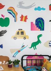 Papel de Parede Infantil Surrealismo - Painel